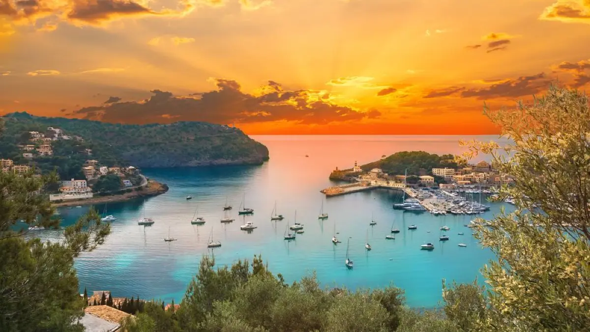 Reise 2022 Mallorca Tipps Aussicht Port de Soller Sonnenuntergang