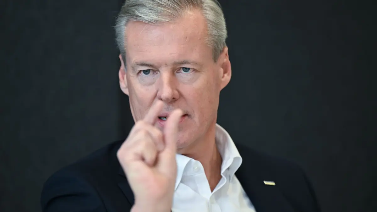 Hartmut Jenner, der Vorstandsvorsitzende des Reinigungs– und Gartengeräteherstellers Kärcher, aufgenommen bei einem Gespräch mit der Deutschen Presse–Agentur.