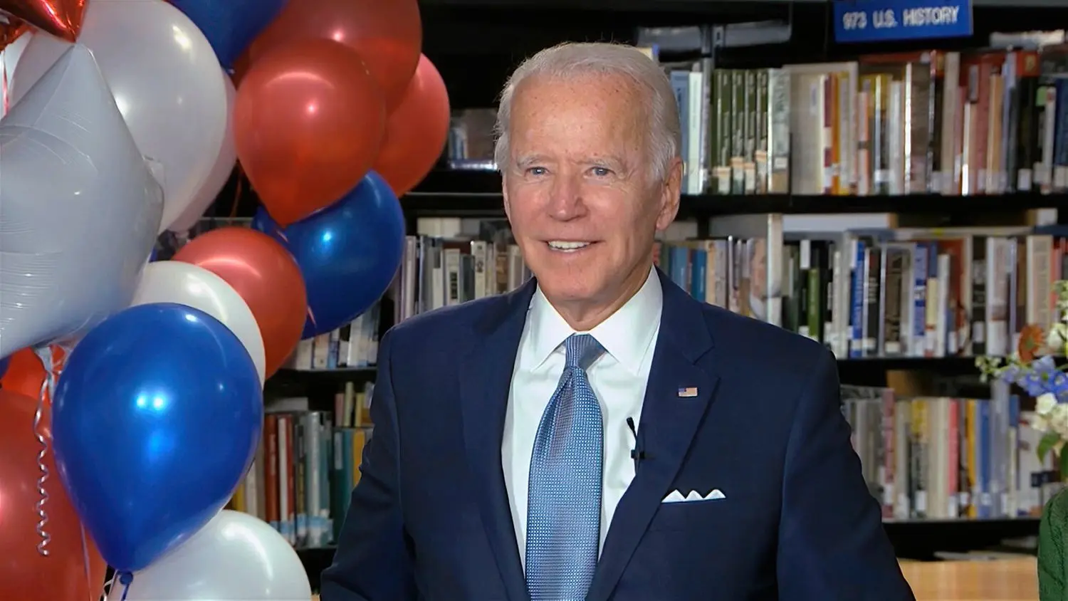 Fast am Ziel seiner Ambitionen: Joe Biden, Präsidentschaftskandidat der Demokraten, nach seiner Nominierung während des Parteitages der US-Demokraten.