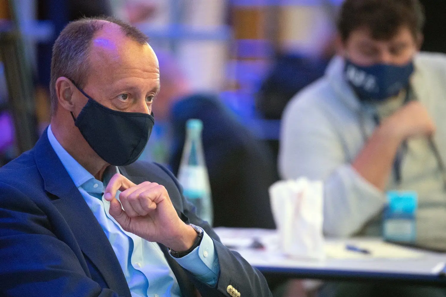 Konkurrenten um das CDU-Spitzenamt: Friedrich Merz, Ex-Unions-Fraktionschef . . . ⇥