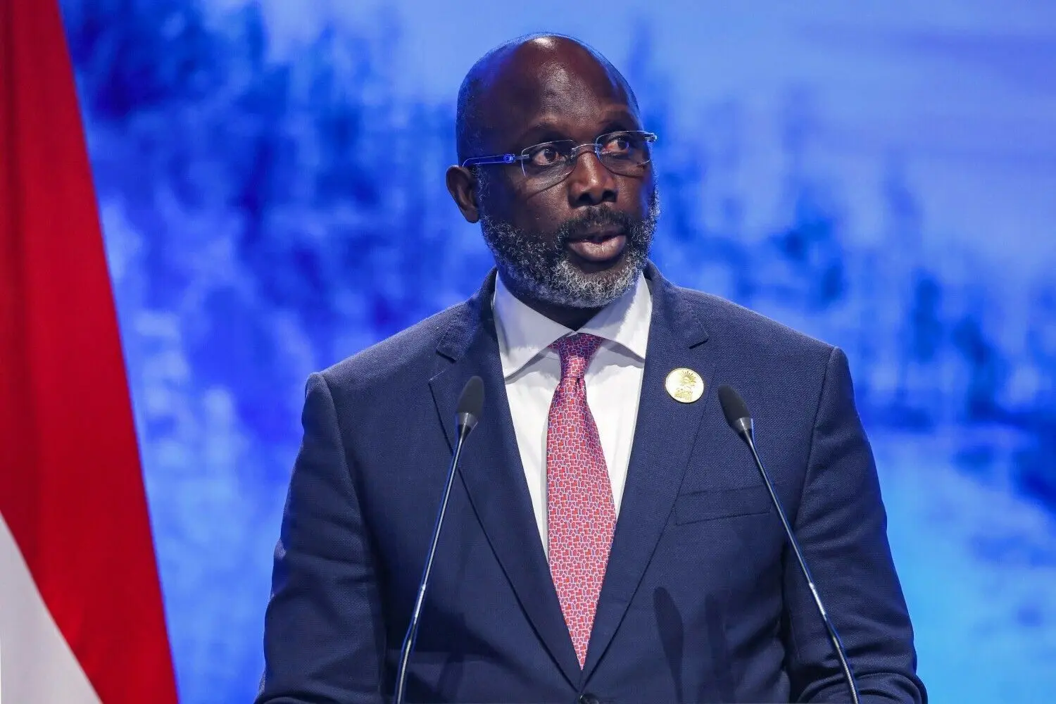Seit 2018 Präsident von Liberia: Ex-Weltfußballer George Weah.