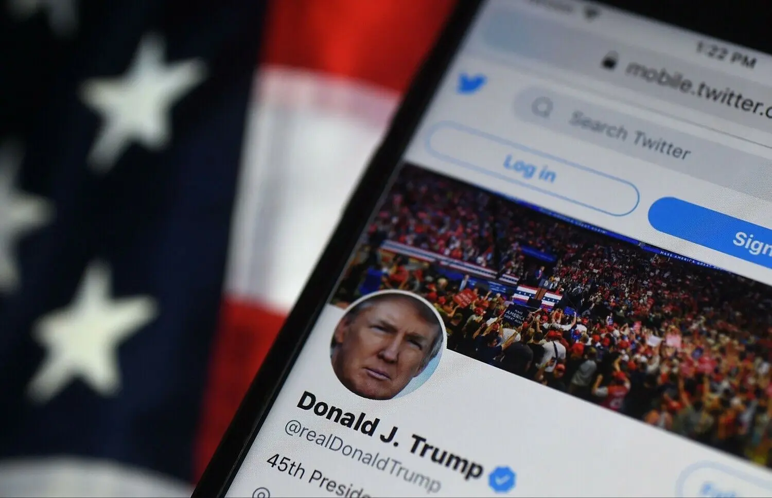 Der Account von Donald Trump.