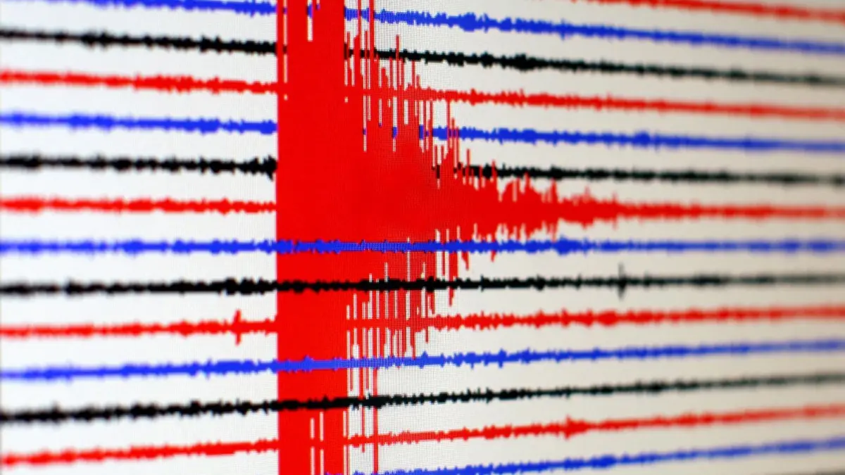 Ein Erdbeben der Stärke 7,7 erschütterte Jamaika. Jetzt drohen Tsunami-Wellen. (Symbolbild)
ARCHIV - 09.09.2011, Nordrhein-Westfalen, Düsseldorf: ILLUSTRATION - Das Seismogramm der Erdbebenstation Bensberg (Nordrhein-Westfalen) zeigt ein Erdbeben der Stärke 4,4. Ein Erdbeben hat viele Menschen im Landkreis Verden aufgeschreckt. Innerhalb weniger Minuten gingen zahlreiche Anrufe bei Polizei und Rettungsleitstelle ein. Foto: Martin Gerten/dpa +++ dpa-Bildfunk +++