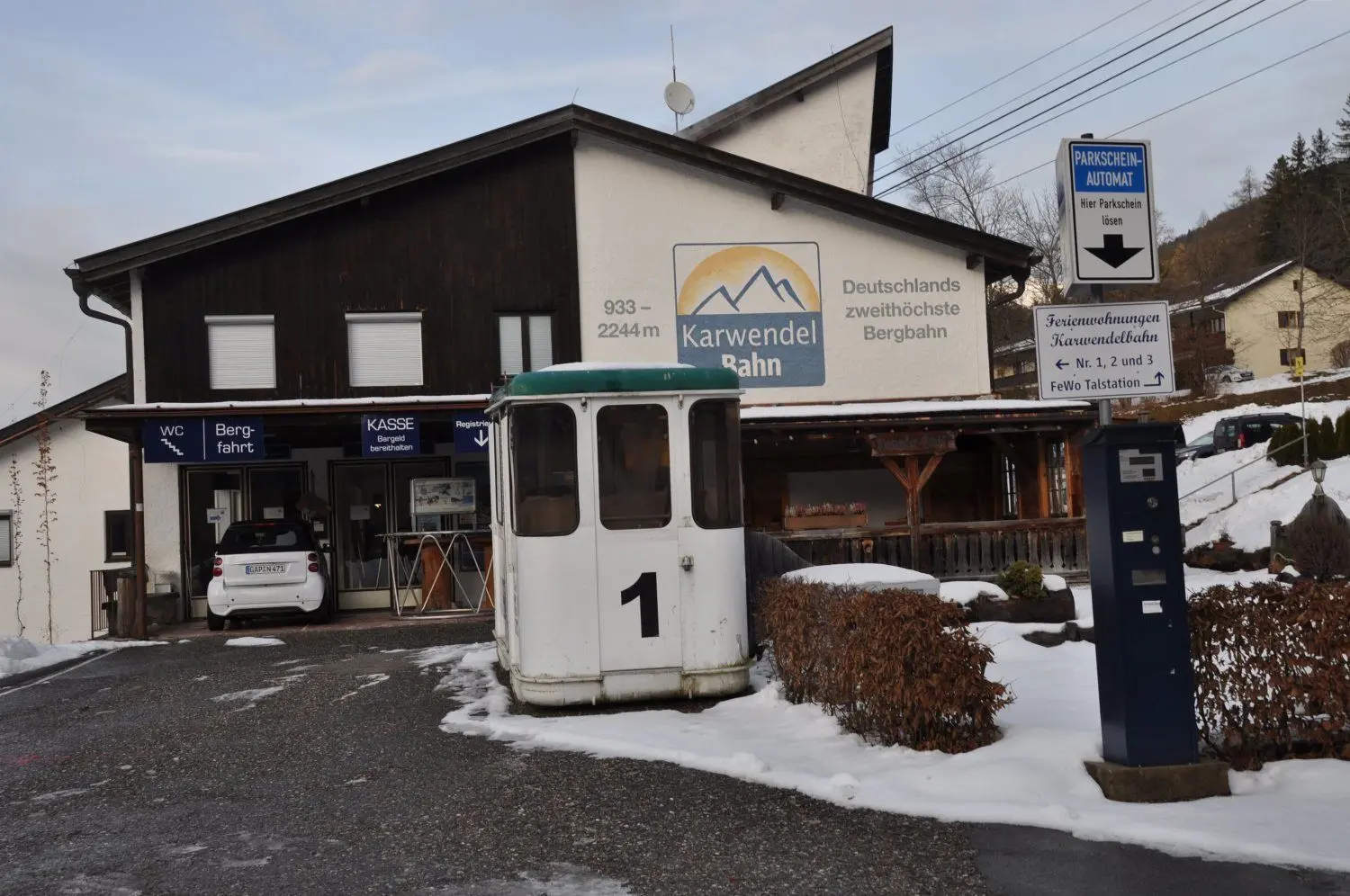 Stein des Anstoßes: Die Karwendelbahn in Mittenwald.