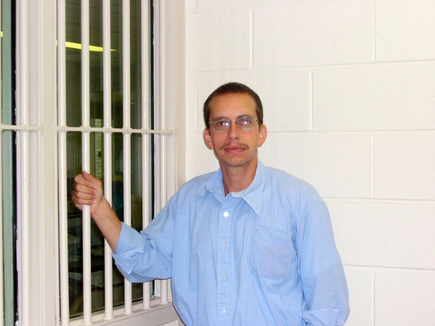 Juli 2003, Brunswick County, North Carolina, USA.: Jens Söring in der Justizvollzugsanstalt.