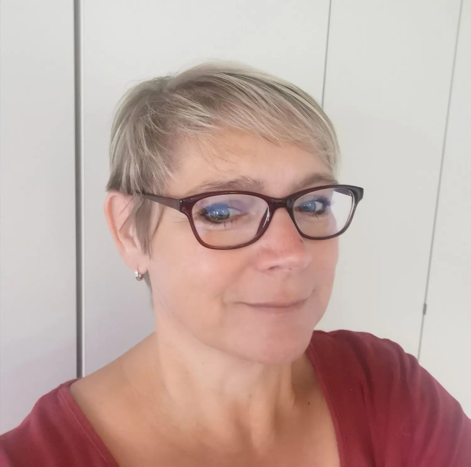 Maren Kuhnert  arbeitet bei einer Zulieferfirma in Brandenburg.⇥⇥
