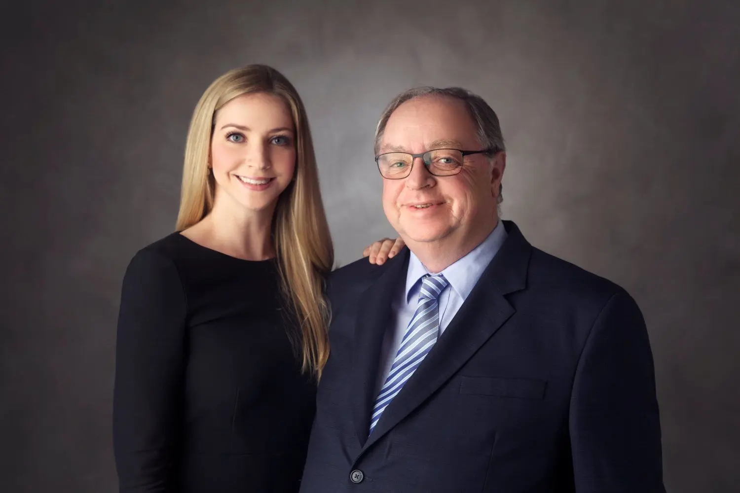Rupert Plersch mit Tochter Caroline Walleter-Plersch.
