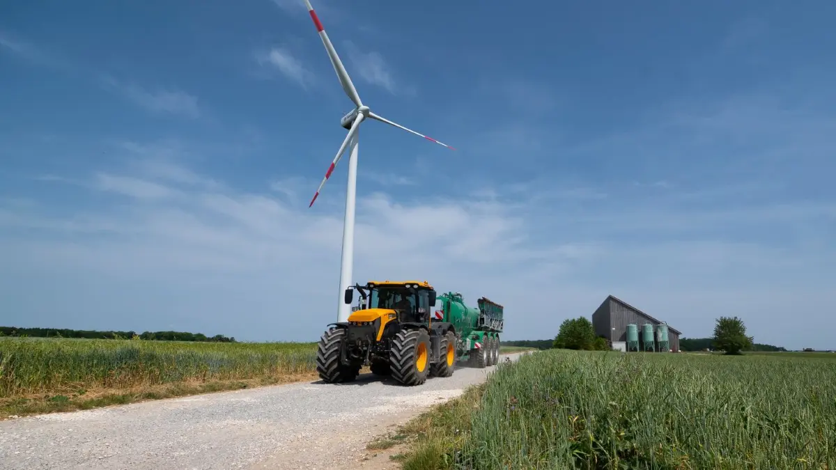 Die Windkraftanlage bei Seligweiler. Dort kann sich der Gemeinderat auch Erweiterungsflächen vorstellen.⇥
Ulm/Elchingen, Erweiterungsfläche bei Seligweiler für ein weiteres oder größeres Windrad