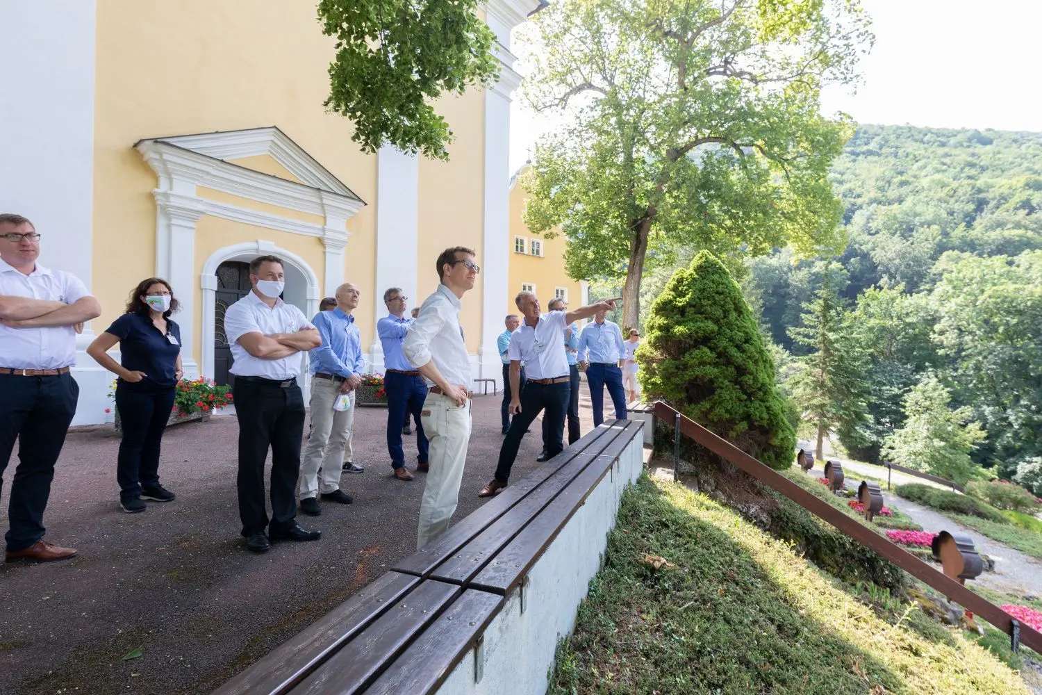 Im Juli besuchte die Gartenschau-Kommission markante Plätze im Täle wie die Wallfahrtskirche Ave Maria. Die Reaktionen damals waren positiv. ⇥