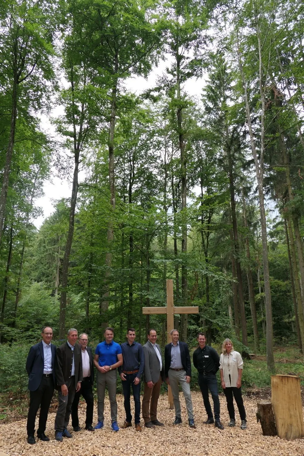 Der Friedwald Blaubeuren ist eröffnet: Vertreter von Stadt und Betreiber freuen sich.