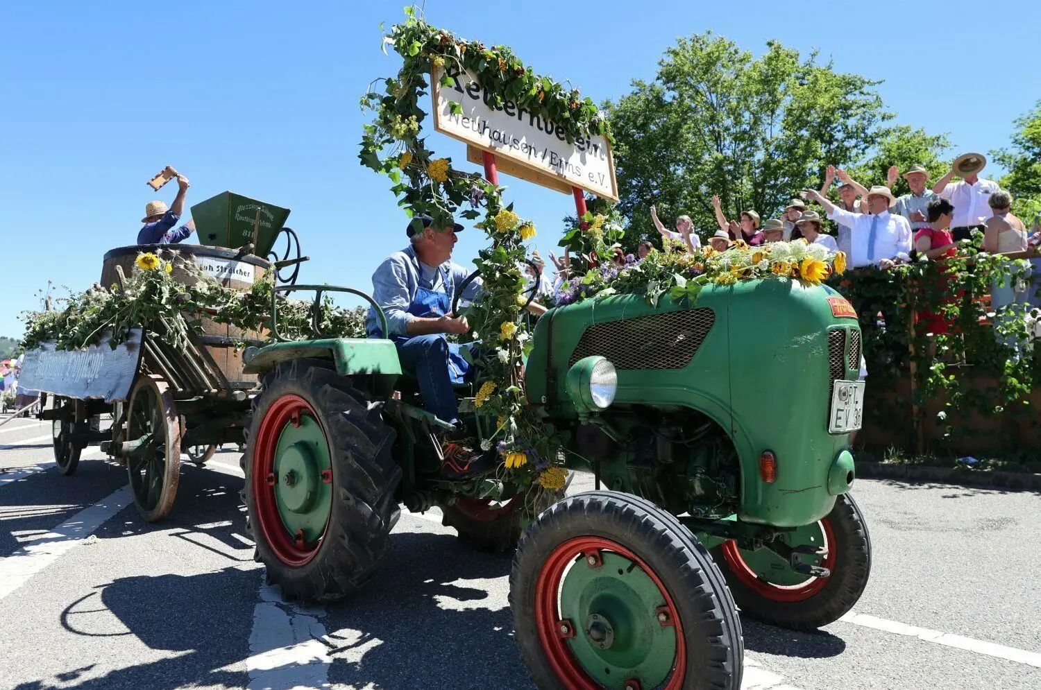 Wengerter dürfen beim Stadtfest natürlich nicht fehlen.