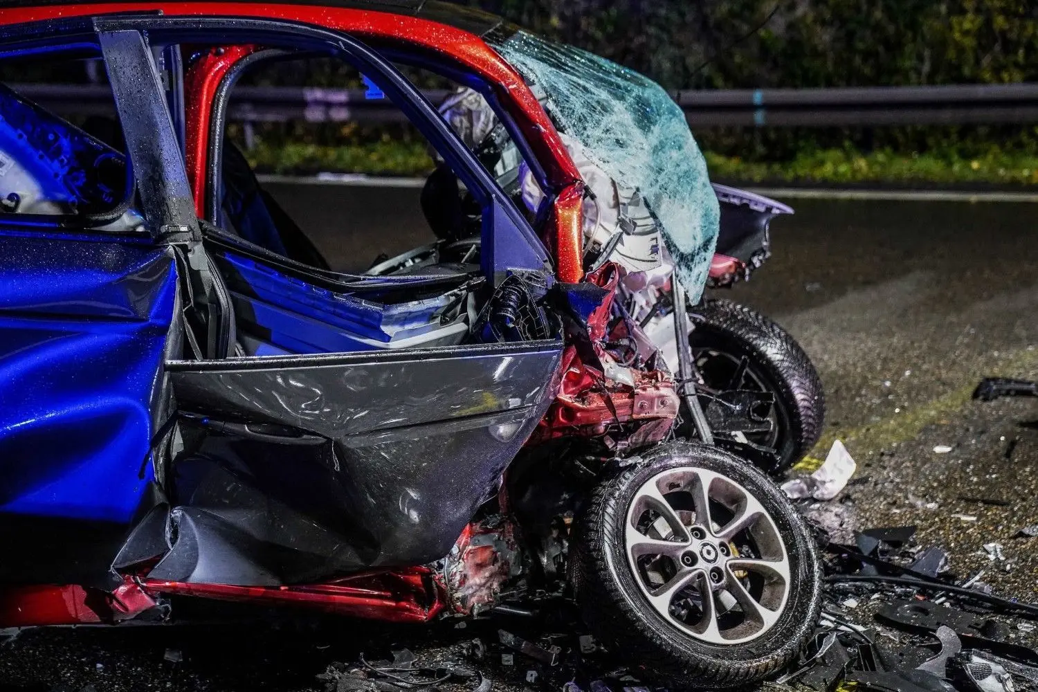 Geisterfahrer-Unfall auf der B10 in Stuttgart.