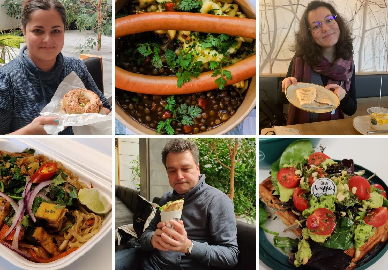 Schnell, gesund, lecker und möglichst auch günstig: Redakteure verraten ihr liebstes Mittagessen, bevorzugt als Takeaway.