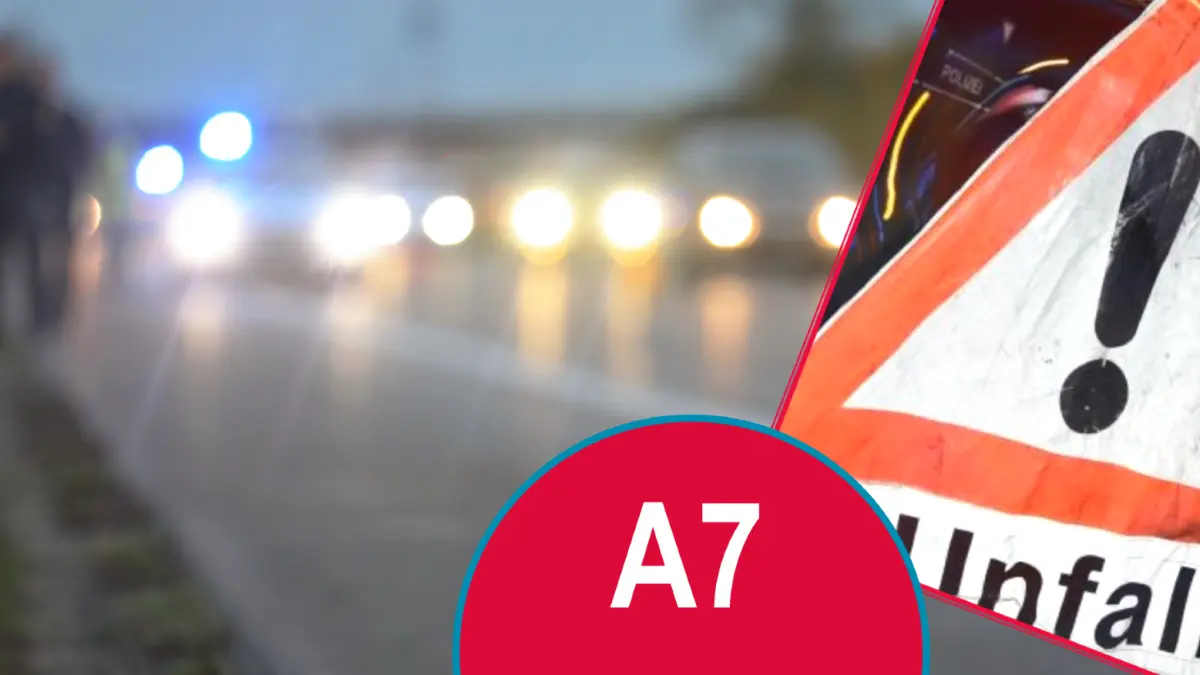 Auf der A7 bei Dettingen hat es am Freitagmorgen einen schweren Unfall gegeben. In der Folge bildete sich ein Stau in Richtung Süden.