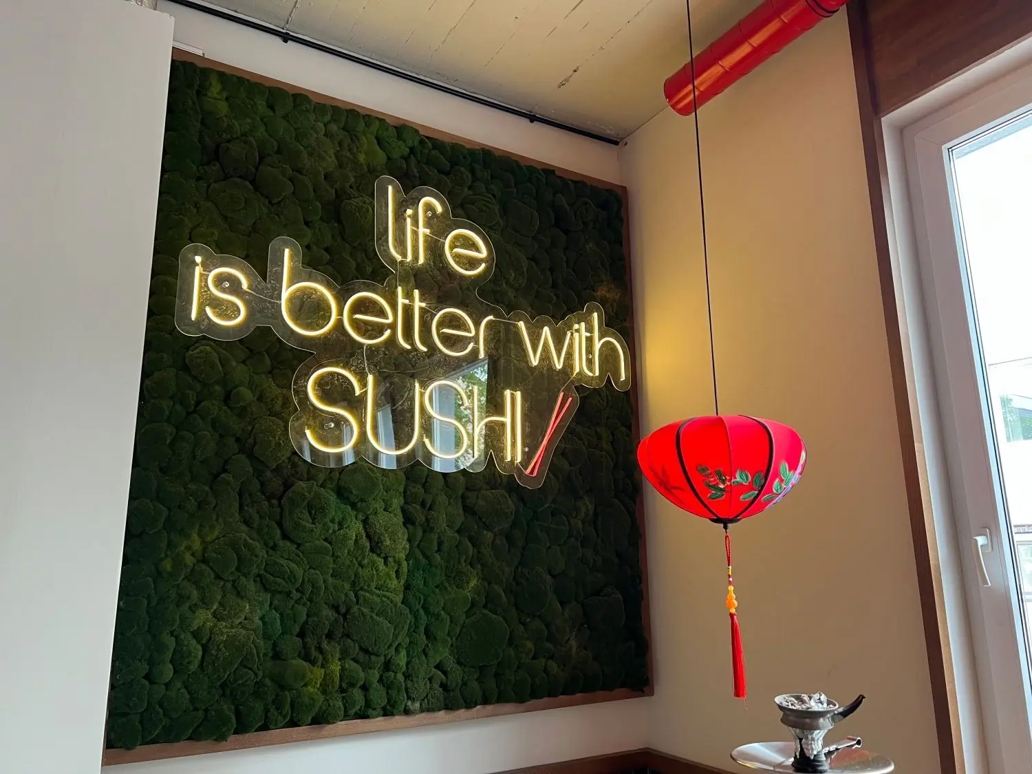 Das Restaurant hat ein neues cooles Gesicht