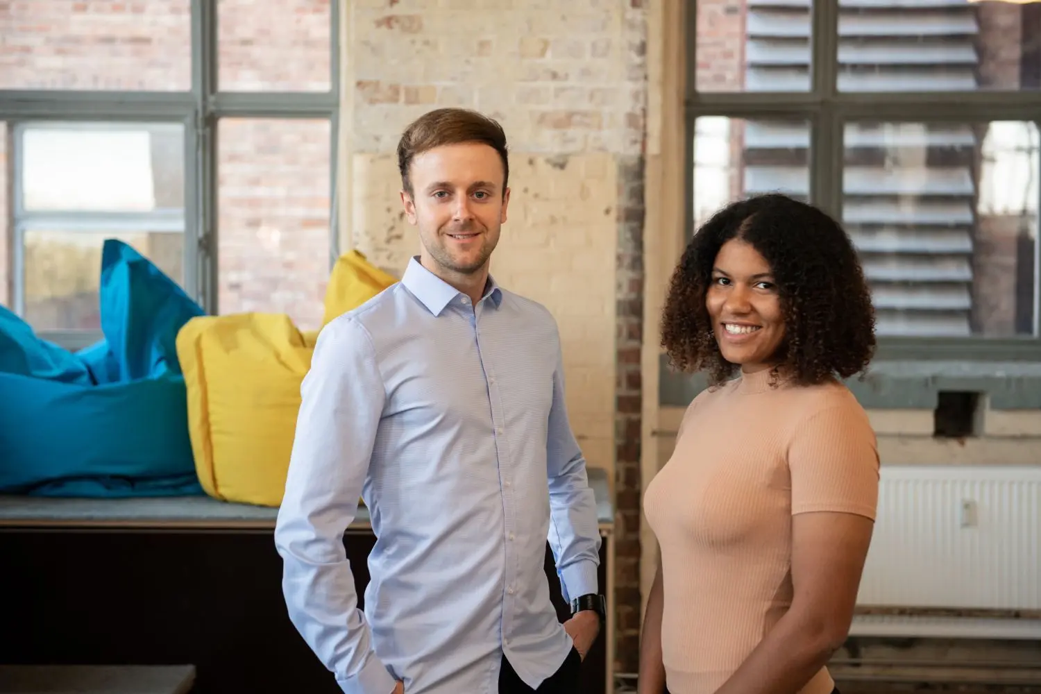 Sandro Beck und Lelia König, die Geschäftsführer von Dashfactory. ⇥
