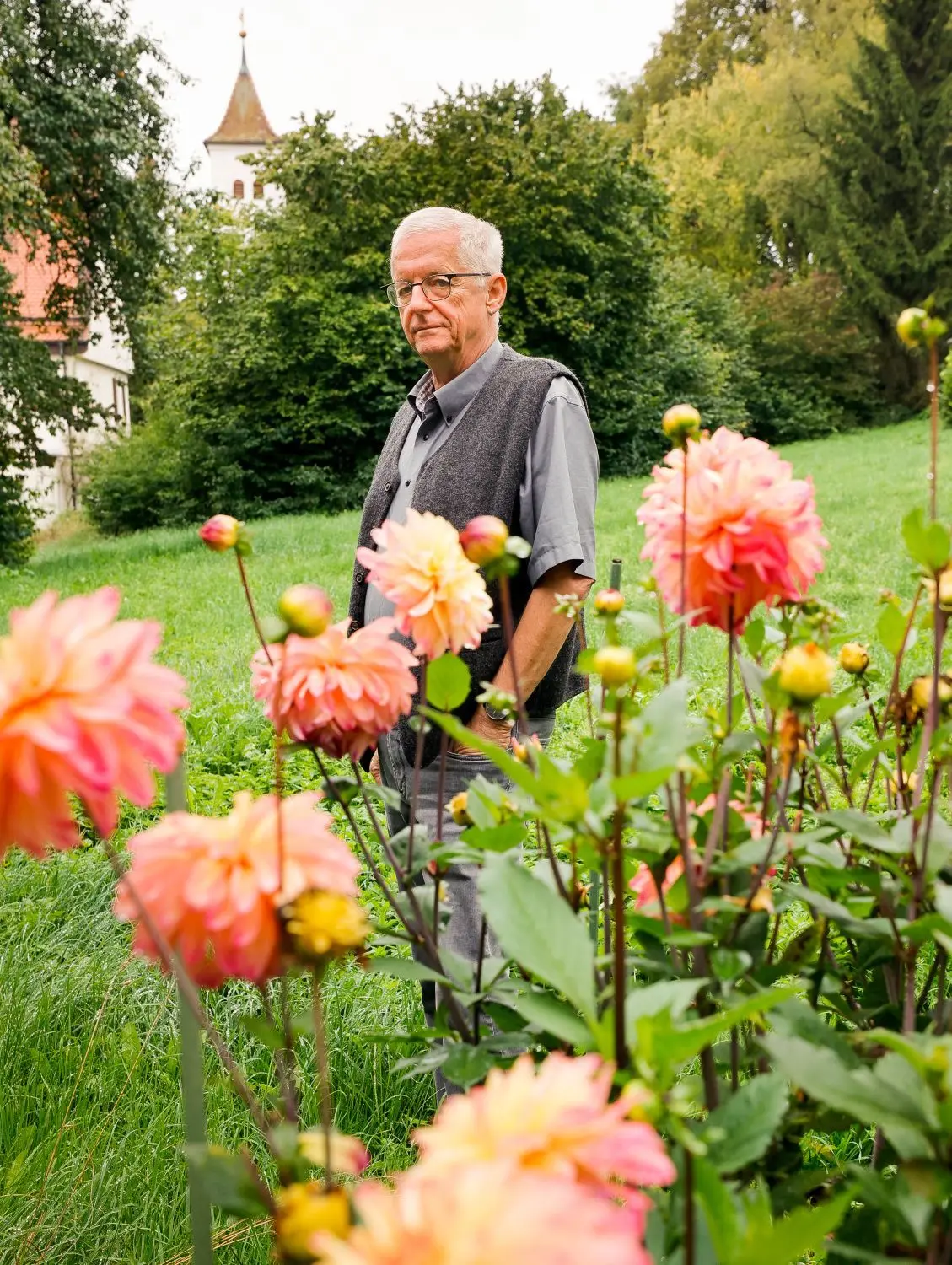Hans-Peter Cleeves schätzt Mähringen als zugezogener Pfarrer, auswärtiger Lehrer und als aktuell ältester Ortschaftsrat.⇥