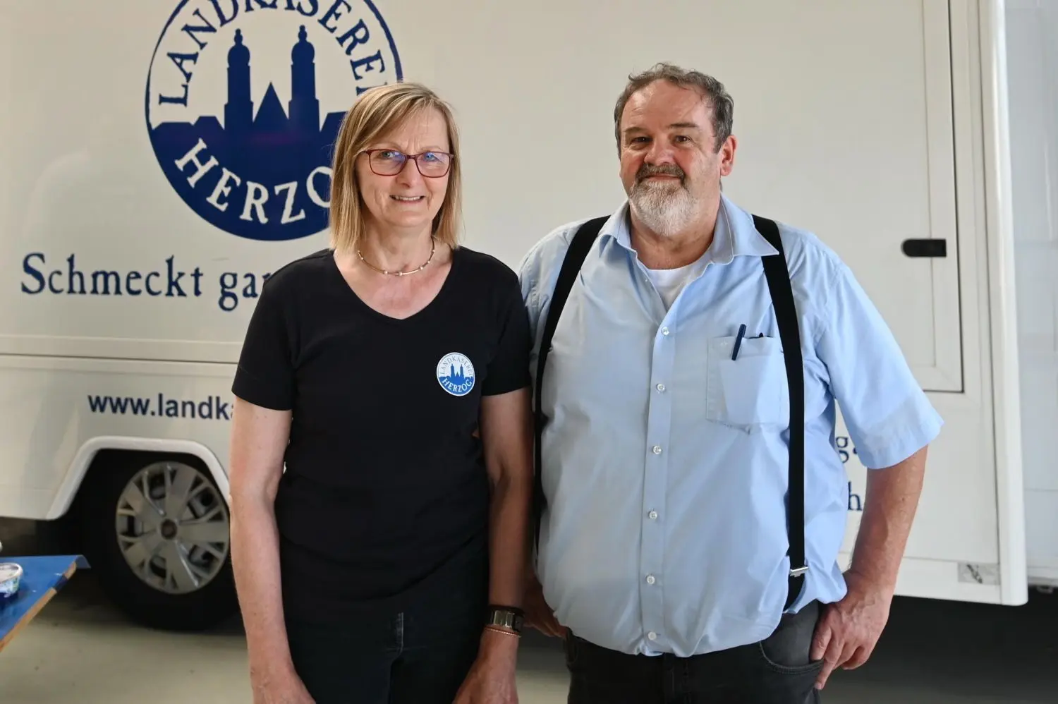 Die beiden Chefs Gerlinde und Walter Herzog.