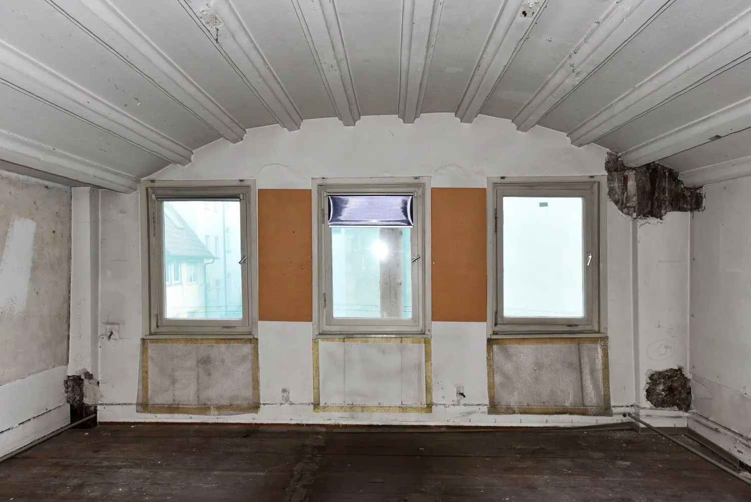 Die Bohlendecke ist eines der Schmuckstücke im Haus Oberamteistraße 32.