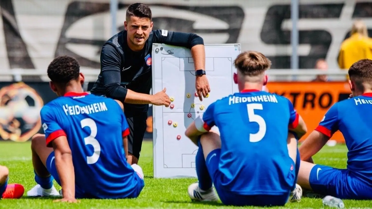 Jens Bauer als Jugendtrainer beim 1. FC Heidenheim.