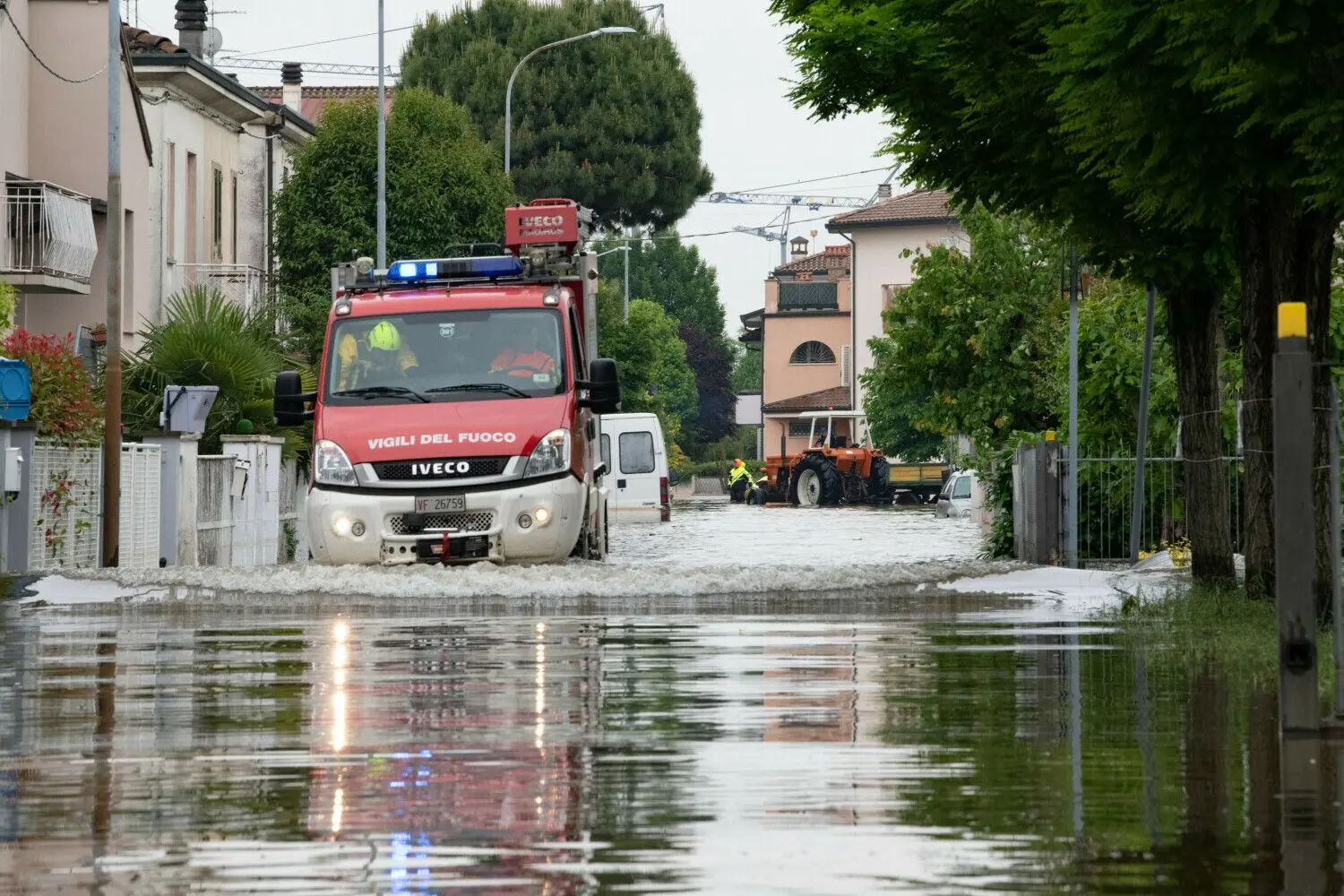 Weniger schön: Hochwasser in der Emilia Romagna. ⇥
