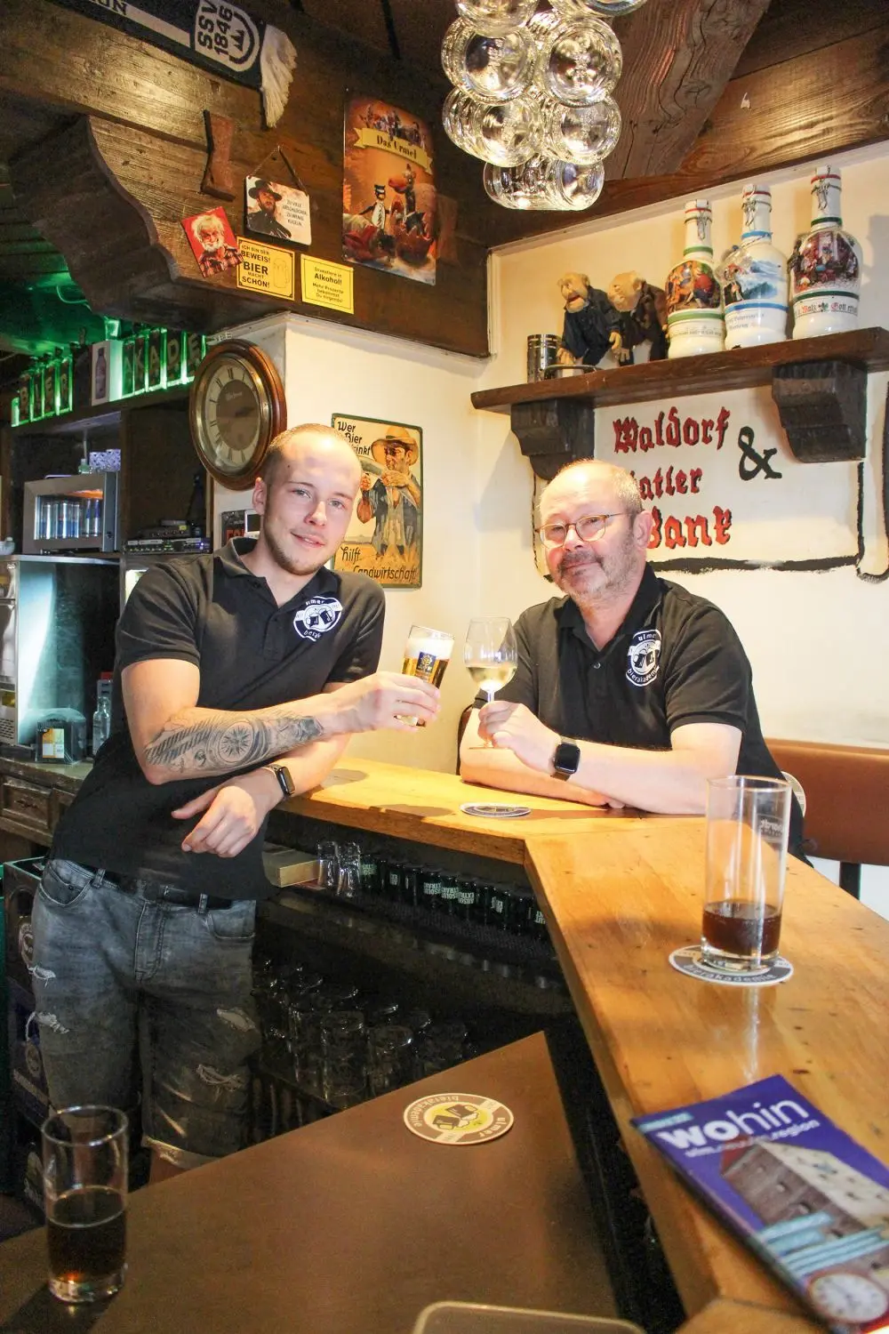 Die Ulmer Bierakademiker: Tim und Gernot Schuischel (rechts).