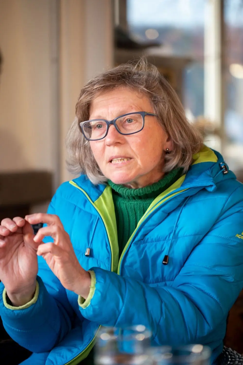 Ulrike Grupp von der Bürgerinitiative „Kein Gewerbepark Lautertal“.