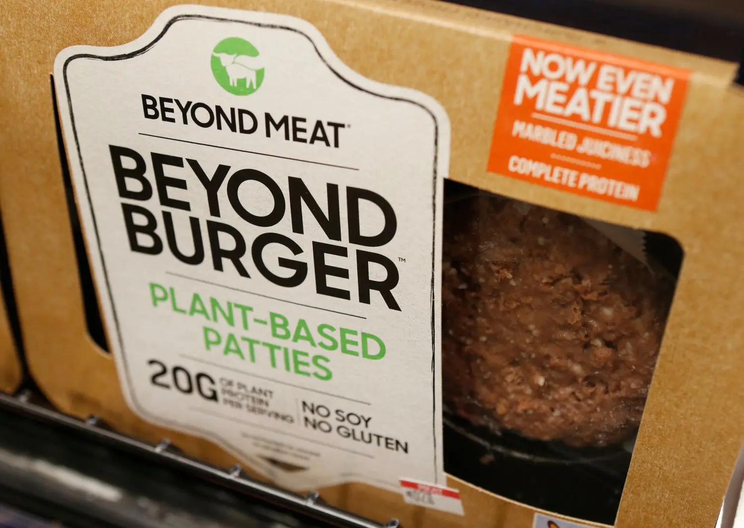 Einer der Vorreiter der Branche: Fleischlose Burger von Beyond Meat in einem US-Lebensmittelgeschäft. ⇥