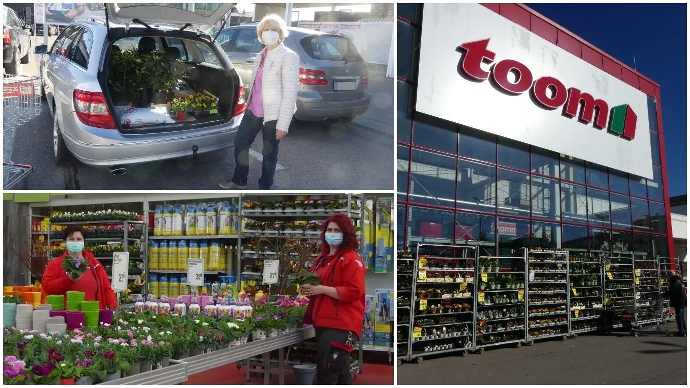 Das Toom-Gartencenter in Hechingen öffnet seit Montag wieder seine Pforten. Das sonnige Wetter spielte mit, und so strömten viele Menschen aus dem Hohenzollerischen in den Markt.