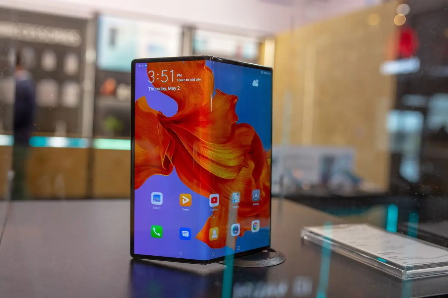 Ein Handy mit biegsamem Display: Huawei Mate X.