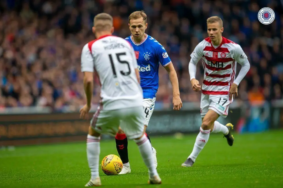 Adrian Beck (rechts) spielte 60 Minuten gegen die Rangers⇥
