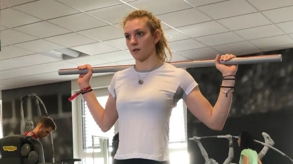 Alessa-Catriona Pröpster arbeitet nach langer Verletzungspause hart an ihrem Comeback.⇥