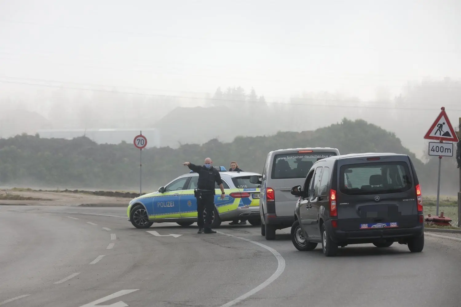 Die A 8 und überörtliche Straßen wurden abgesperrt.
