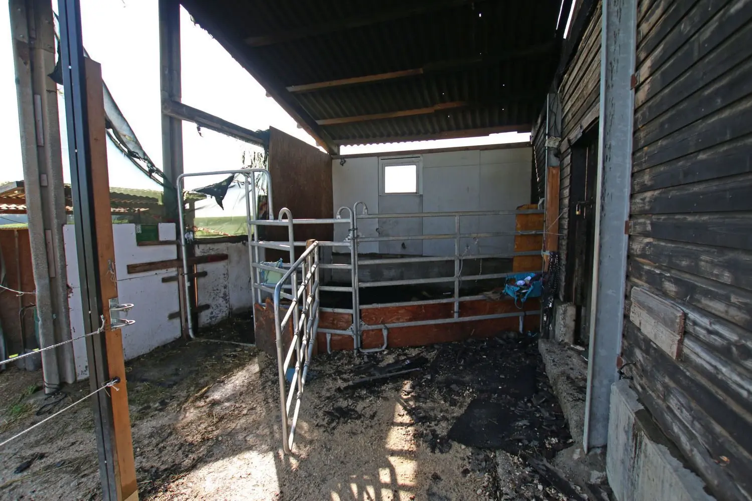 Ein Brand hat auf einem landwirtschaftlichen Anwesen im Nerenstetter Ortsteil Wettingen großen Schaden angerichtet.