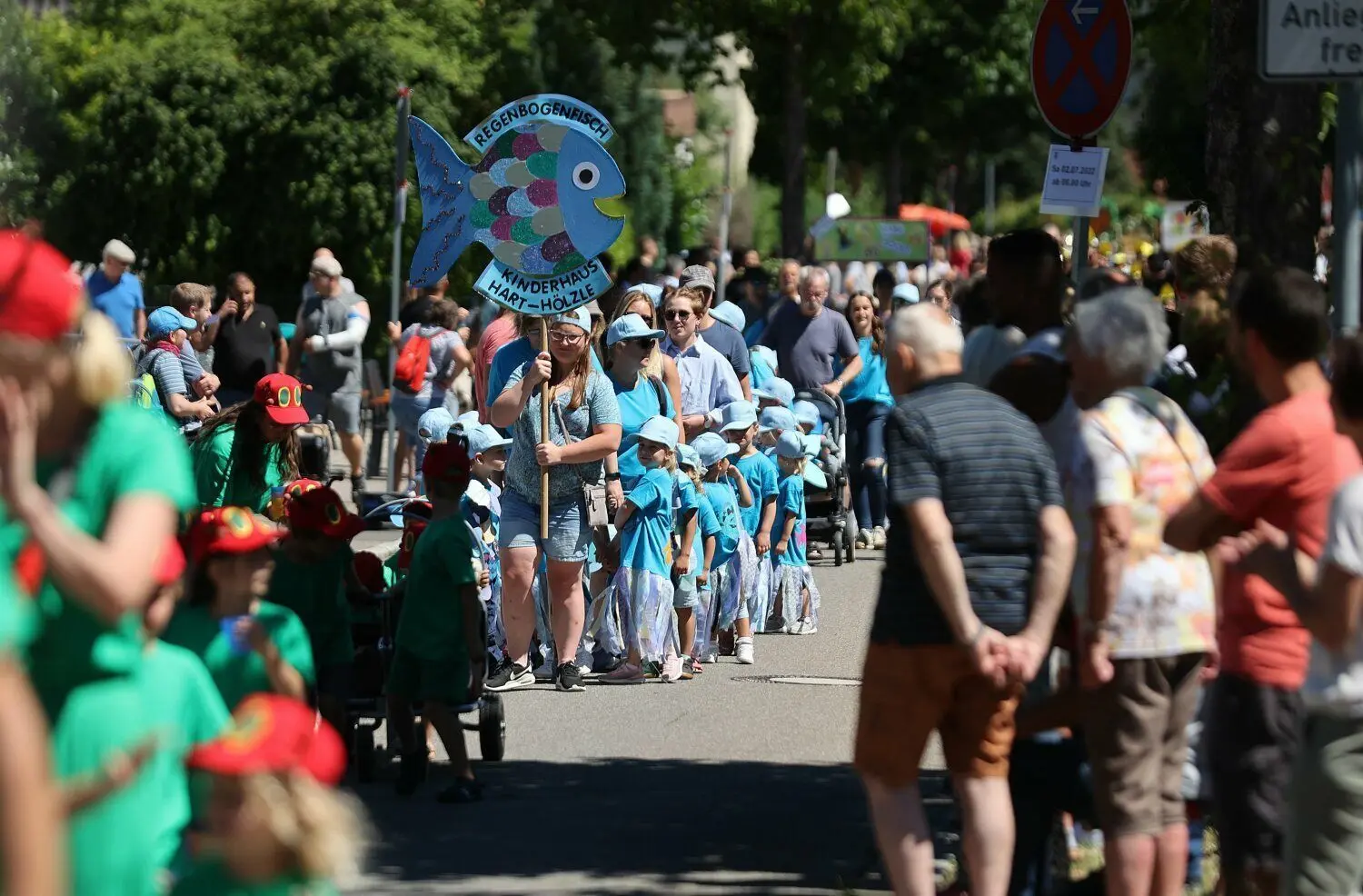 Insgesamt waren 670 Kindergartenkinder mit dabei.