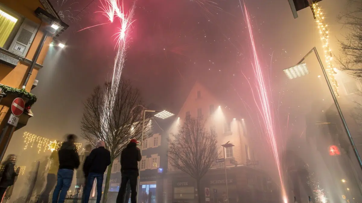 Nicht überall darf an Silvester Feuerwerk gezündet werden. ⇥
Silvester Göppingen Feuerwerk