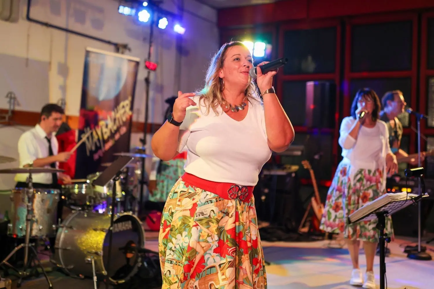 Die Besucherinnen und Besucher genossen bis weit nach Mitternacht ein abwechslungsreiches Musikprogramm in der Vöhlinstadt.