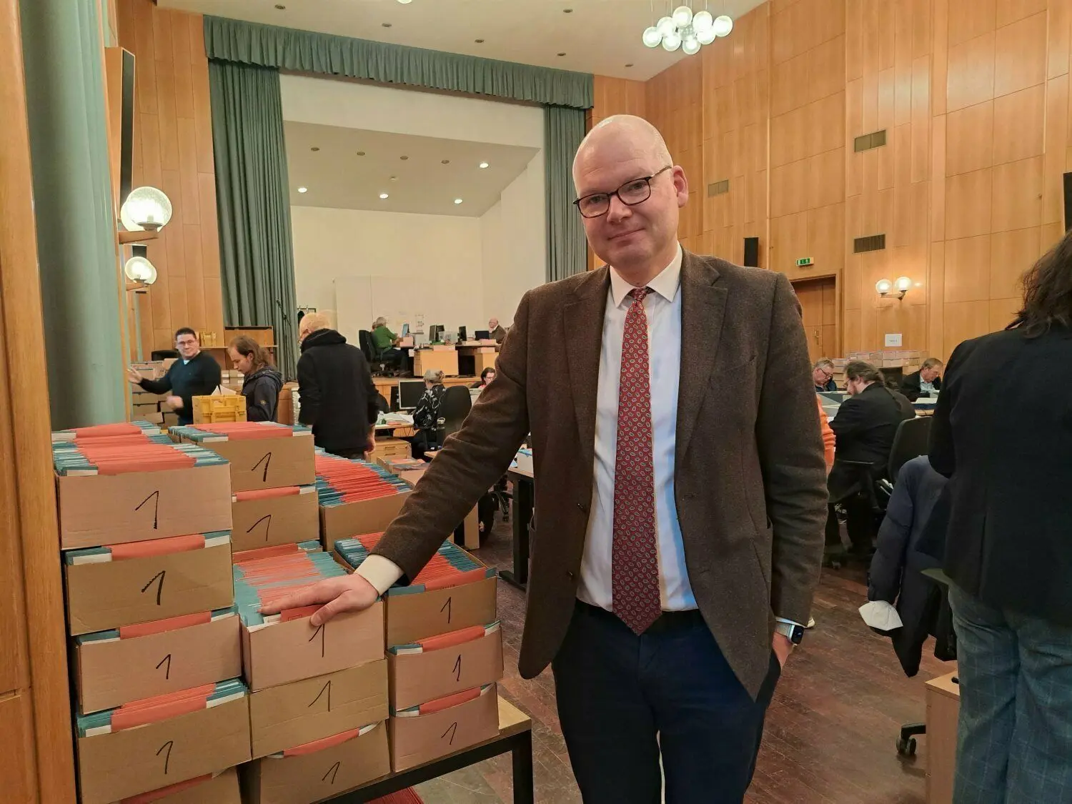 Tim Richter (CDU) Bezirksstadtrat für Bürgerdienste und Soziales in Steglitz-Zehlendorf bereitet die Wiederholung der Wahl vor.