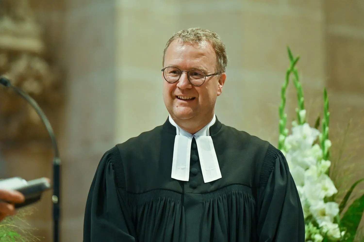 Erste Predigt des neuen evangelischen Ulmer Dekans Torsten Krannich im Münster.