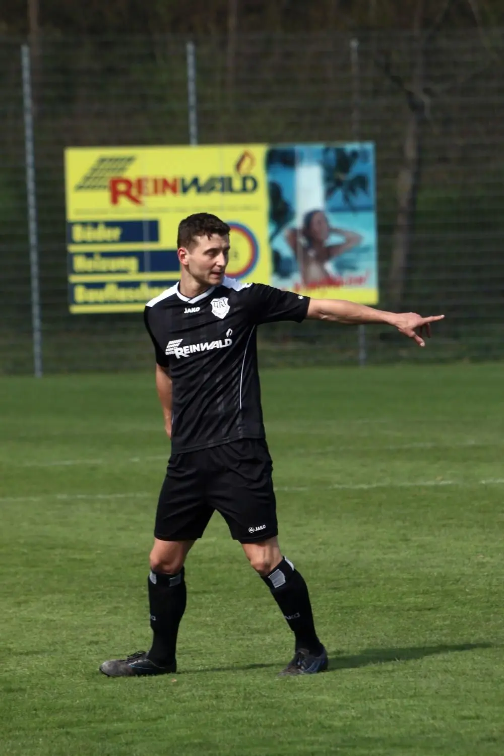 Marian Föll im Trikot des Tura Untermünkheim.