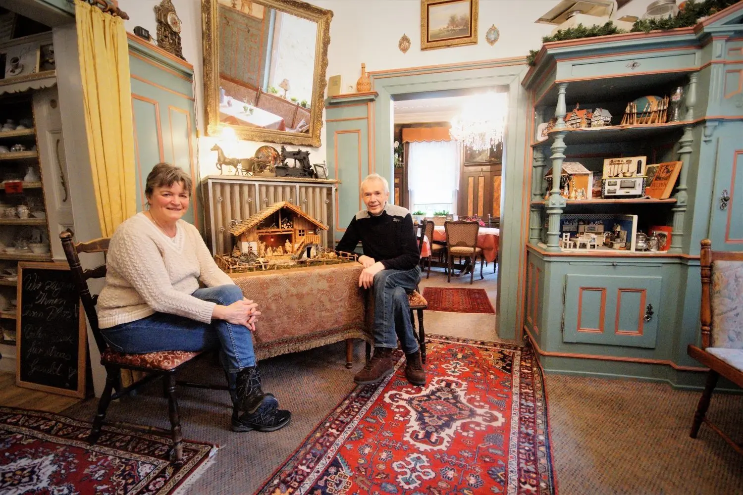 Das heimelige Café lockt Besucher aus nah und fern an. Es trägt die Handschrift von Sabine und Konrad Bimek.