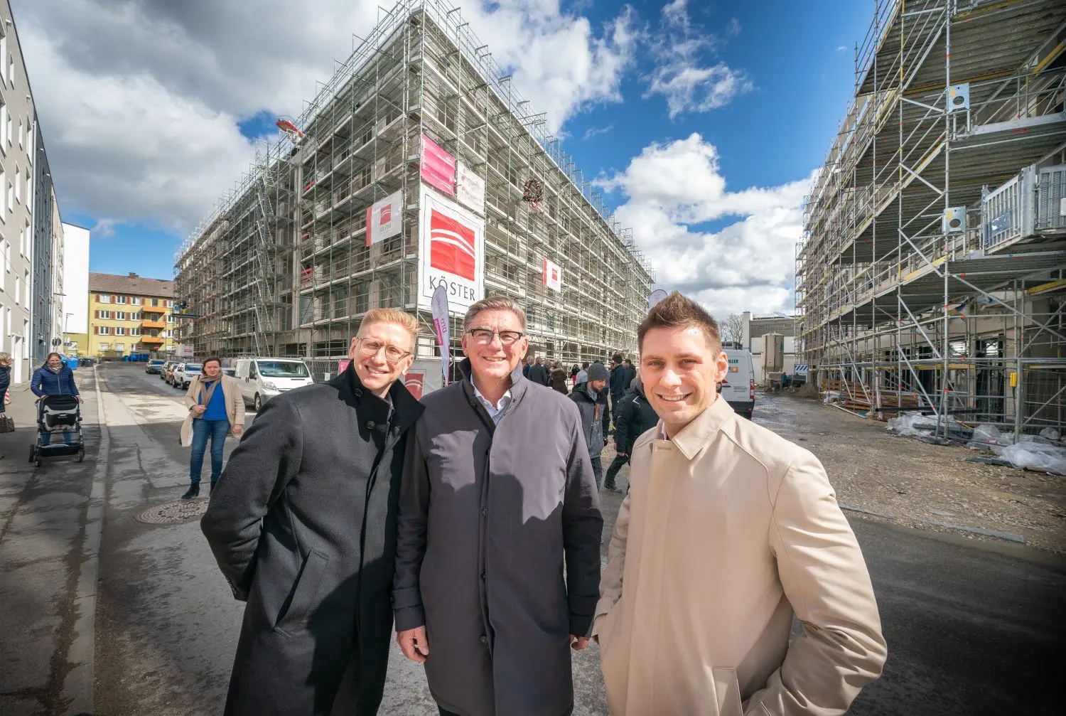 Dreimal Staiger, von links: Raphael, Rainer und Nikolai Staiger.