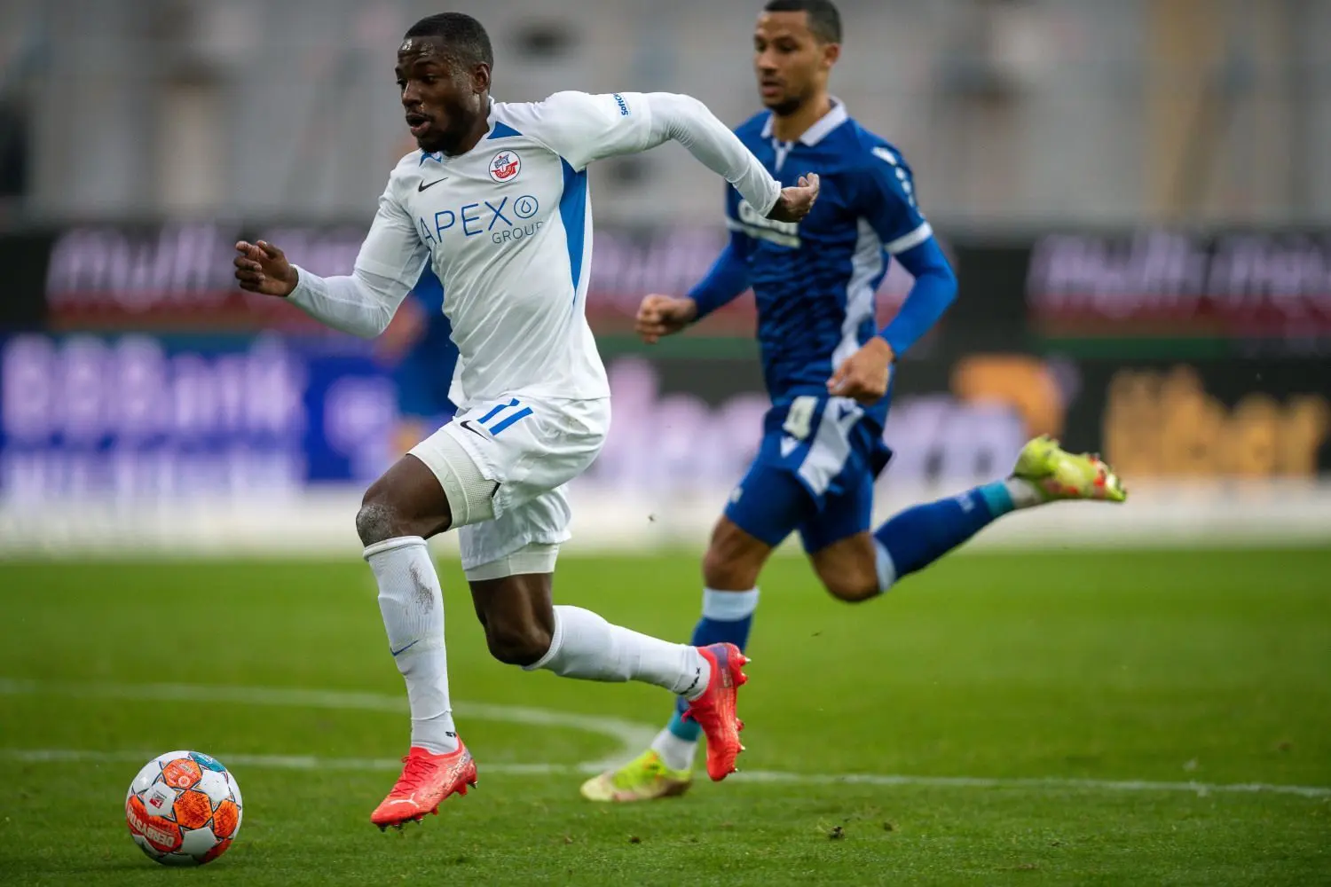 Stürmer Streli Mamba spielte auf Leihbasis für Hansa Rostock. Jetzt geht’s zurück nach Kasachstan zu Kairat Almaty. ⇥