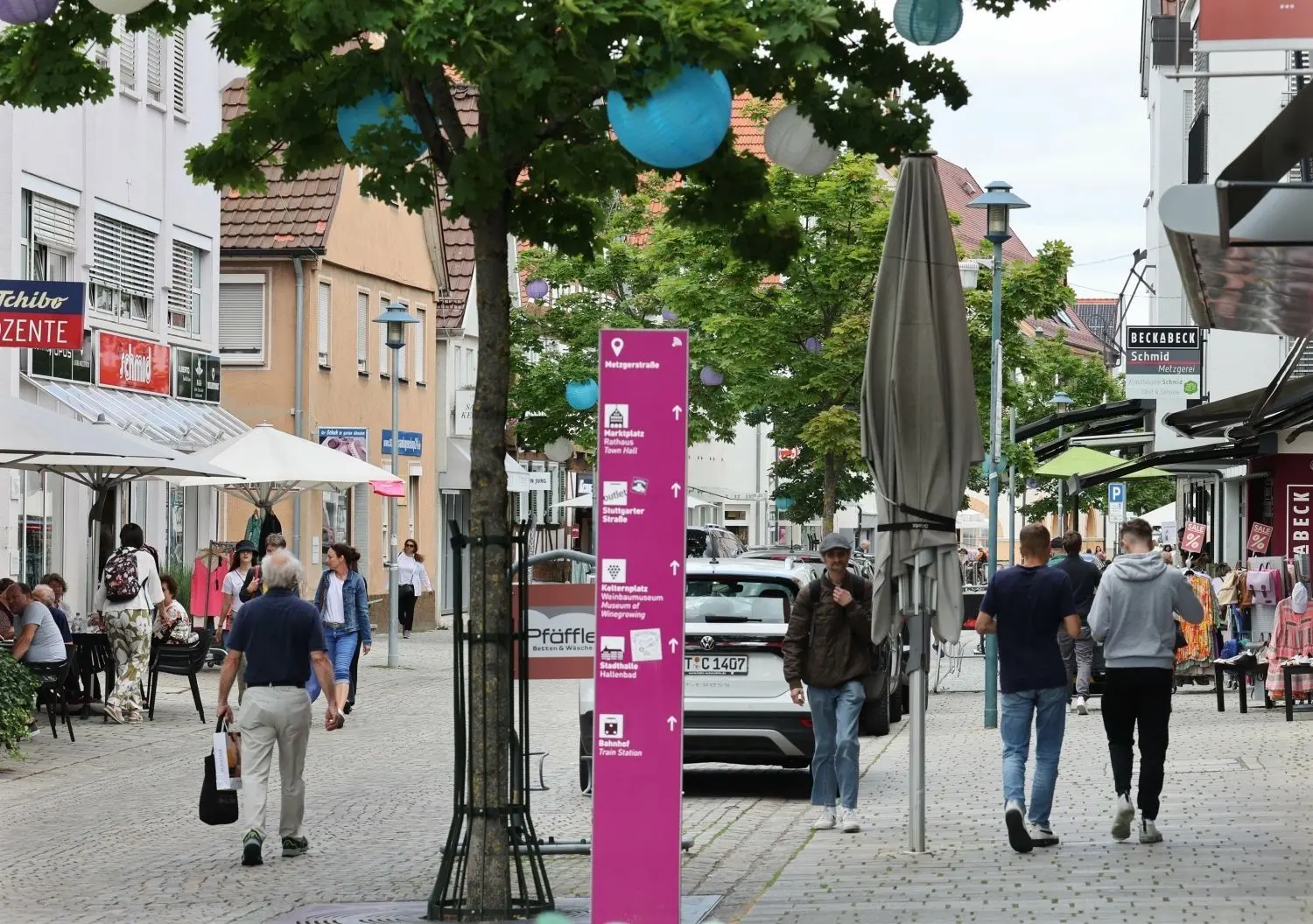 Im Gegensatz zu anderen Städten gibt es in der Metzinger Innenstadt keine leerstehenden Geschäfte.