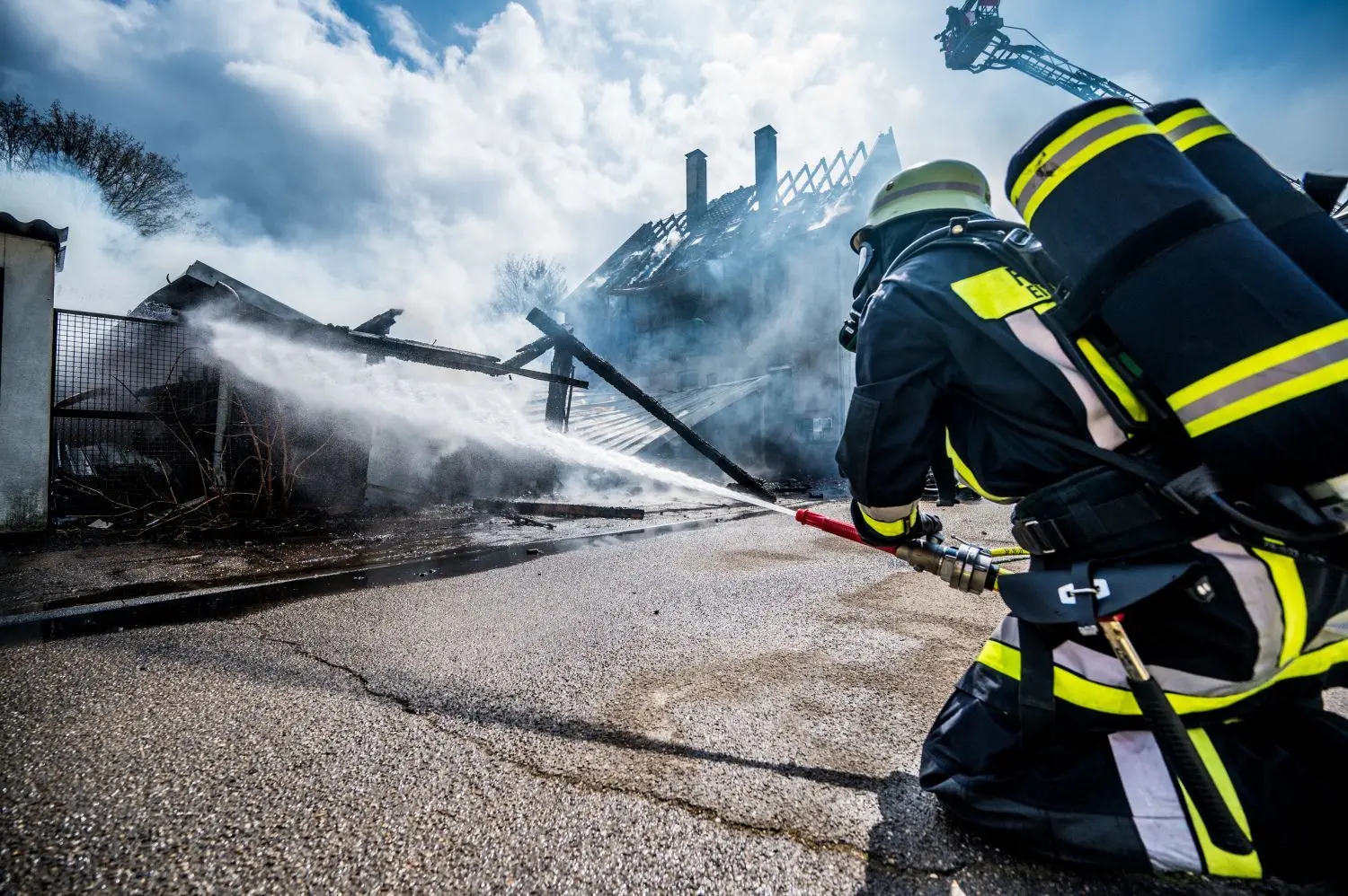 Großeinsatz der Feuerwehr in Eislingen.