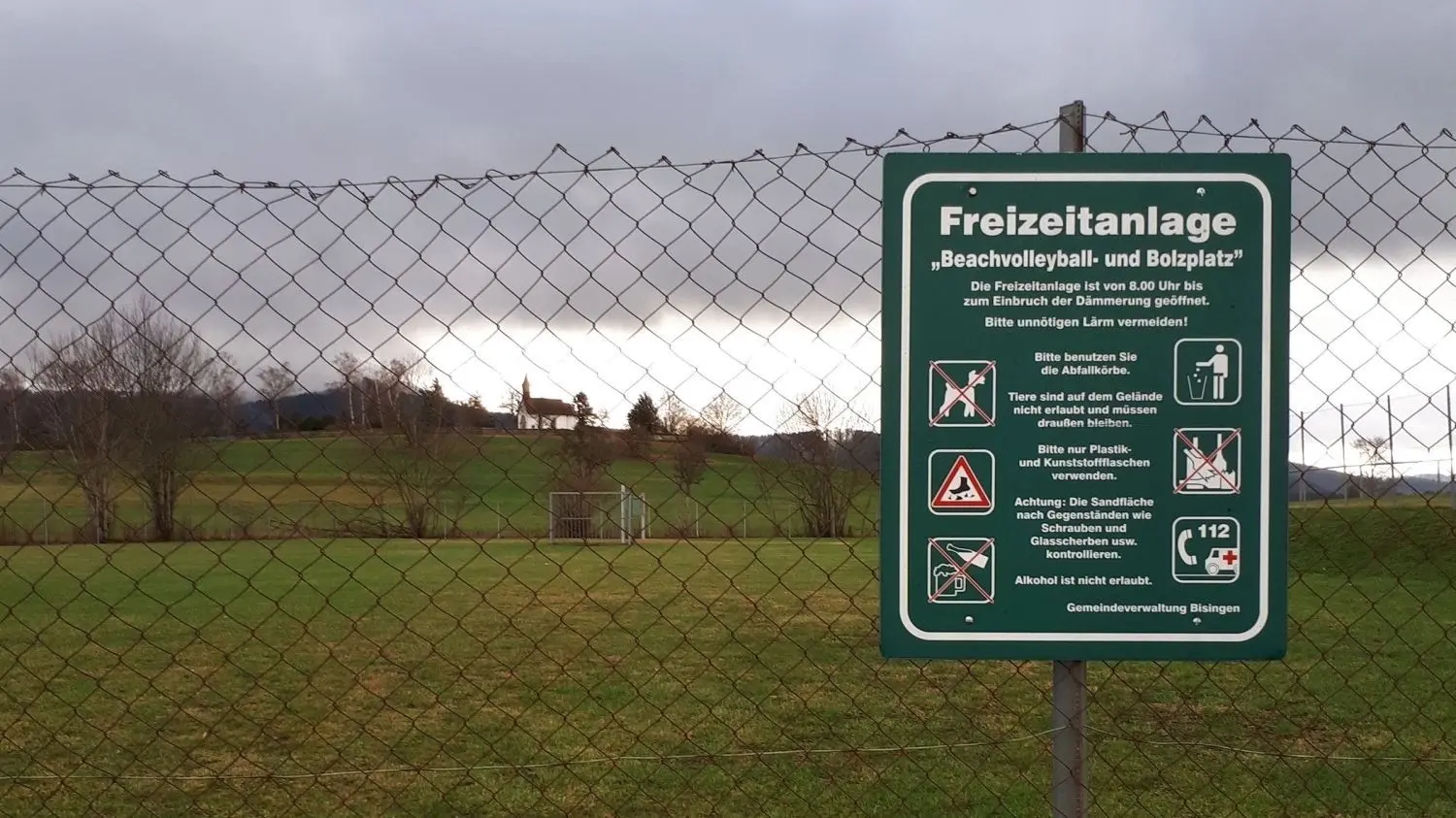 Mit aufgenommen in die Bebauungsplanung: der Bolzplatz.