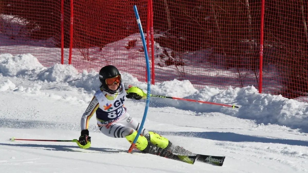 Jana Fritz bot im Slalom ein mutiges Rennen.⇥