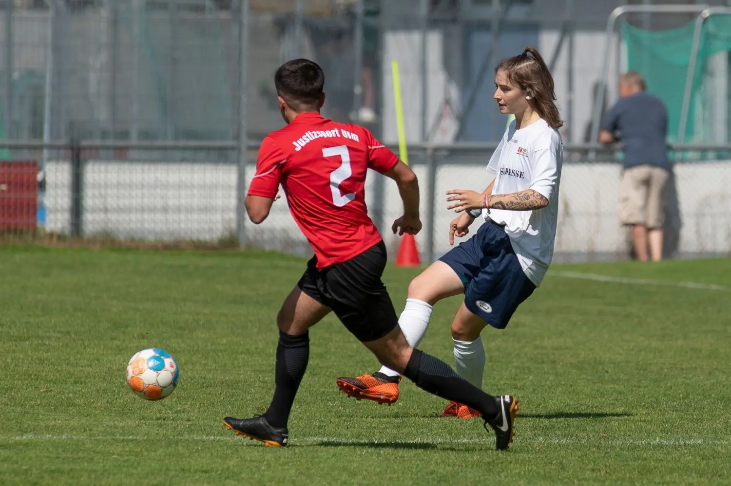 1:12 - Die fußballerische Höchststrafe kassierte das Presse-Team im jüngsten Derby gegen die Ulmer Justiz.