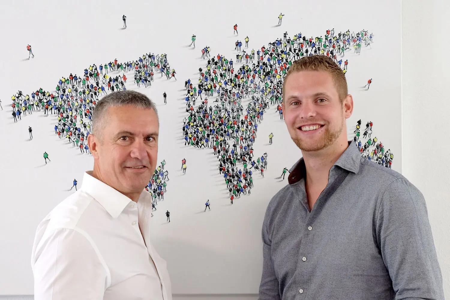 Robert und Marco Wiedemann (rechts) sind Geschäftsführer bei der Beam GmbH.