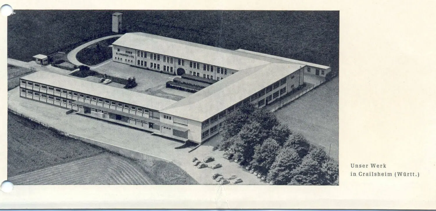 Ein Stück Crailsheimer Historie: Die Firma Strunck (hier das Werk im Jahr 1960) hatte sich 1956 angesiedelt.⇥Foto: